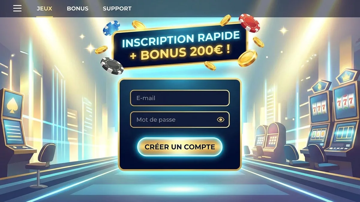 Inscription avec bonus